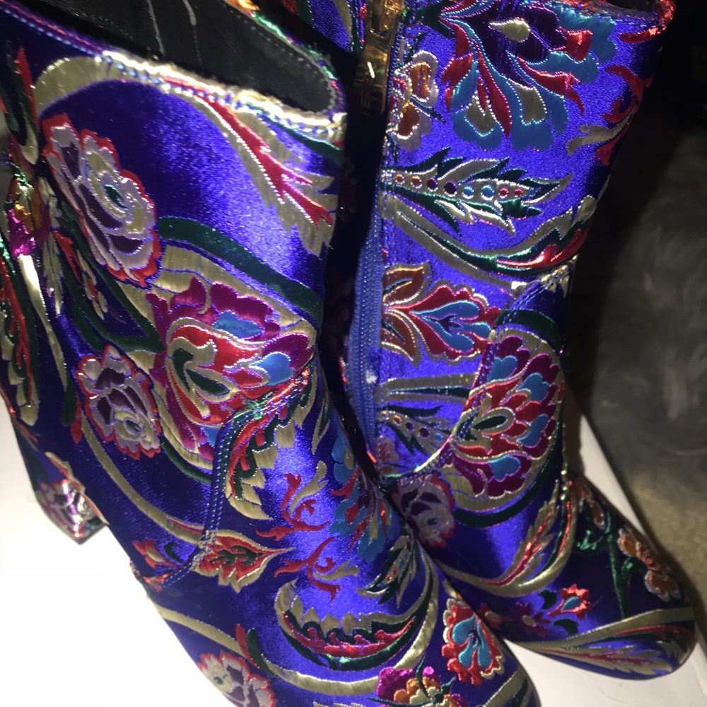 Blue ankle booties - Picture 3 of 3
